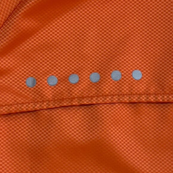 Vintage Y2K Gray Tag Nike FitStorm Full Zip Windbreaker Orange - Men's Medium - Picture 8 of 11